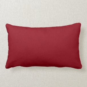 Preying On Time [Less Teeth] Red Lumbar Cushion