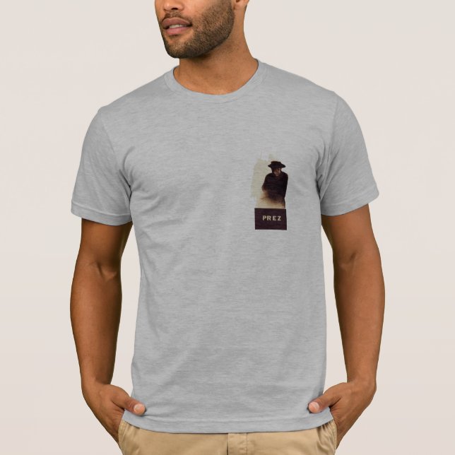 'PREZ SMALL IMAGE' LESTER YOUNG MEN'S' T-SHIRT (Front)