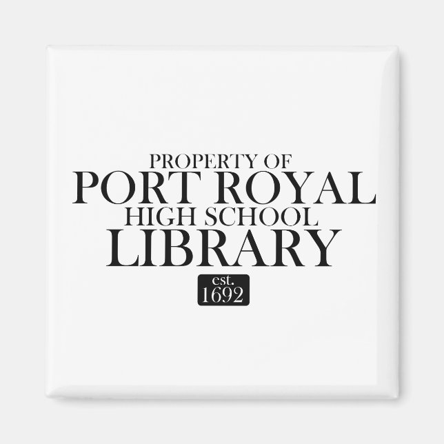 PRHS magnet. Magnet (Front)