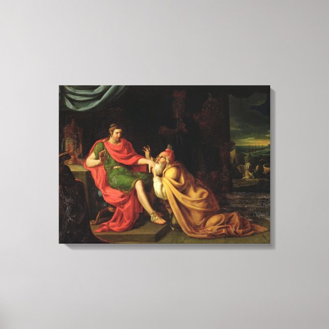 Priam and Achilles Canvas Print (Front)
