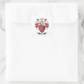 Price Family Crest Coat of Arms Square Sticker (Bag)