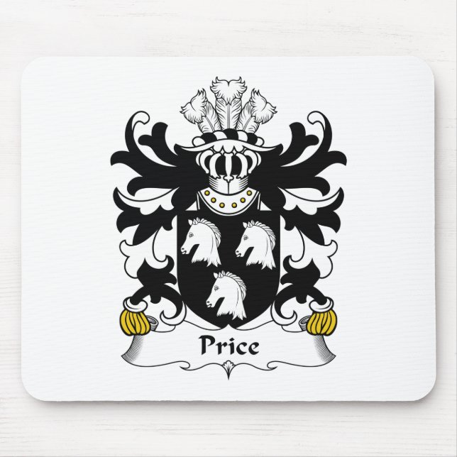 Price Family Crest Mouse Pad (Front)