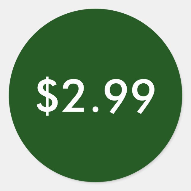 Price Label (Front)