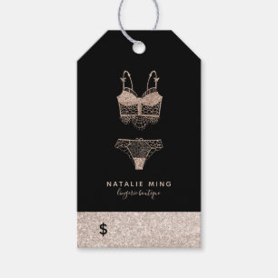 Price Lingerie Boutique Logo Business Gift Tags