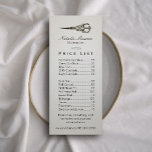 Price List | Antique Scissor Vintage Hair Salon #2 Rack Card<br><div class="desc">Price List | Antique Scissor Vintage Hair Salon Rack Cards.</div>