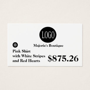 Price Tags Customisable Retail Sales Tag