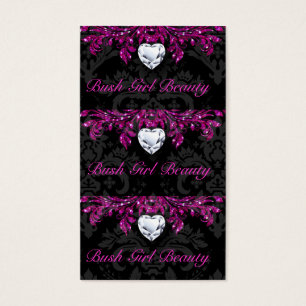 Price Tags Vintage Damask Jewellery Black 2