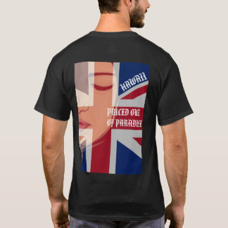 PRICED OUT OF PARADISE - CRYING WAHINE HIFlag T-Shirt