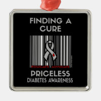 Priceless...Diabetes Metal Ornament