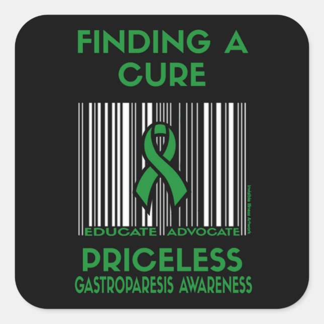 Priceless...Gastroparesis Square Sticker (Front)