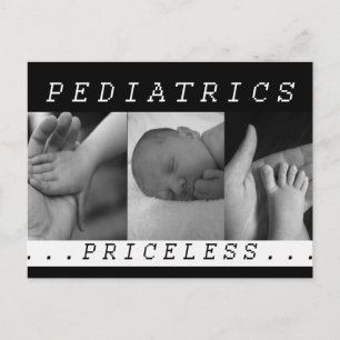 Priceless - Paediatrics - BABY / INFANT - NURSE Postcard