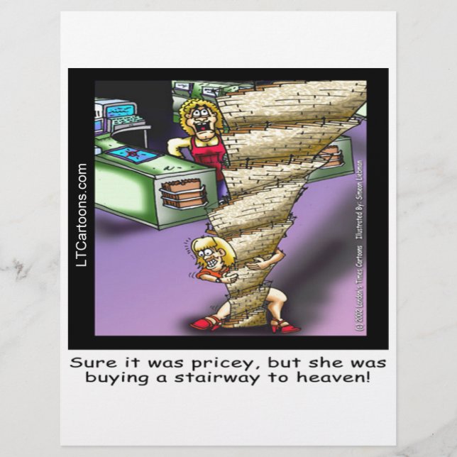 Pricey Heavenly Stairway Funny (Front)
