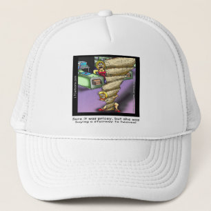 Pricey Heavenly Stairway Funny Trucker Hat
