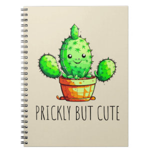 Prickly but cute notebook