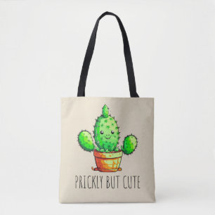Prickly but cute tote bag