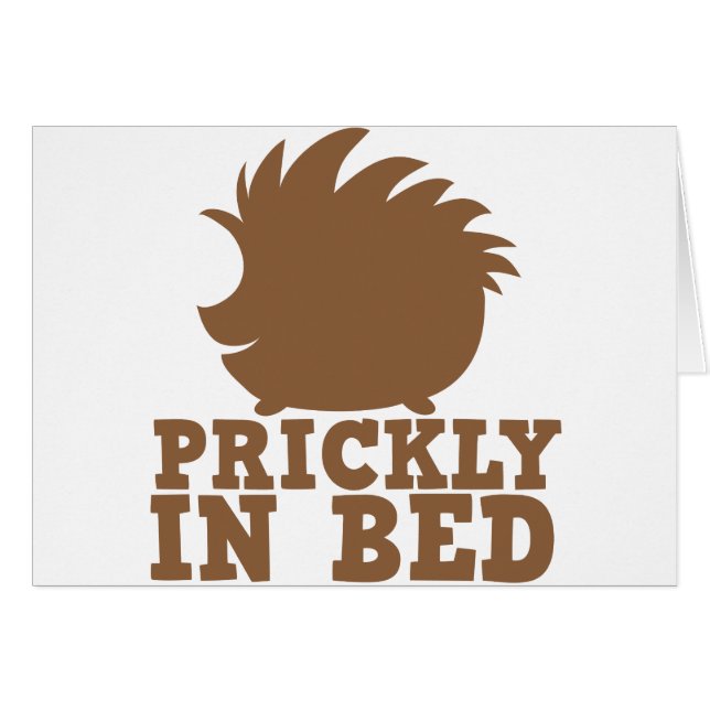 prickly in bed (Front Horizontal)