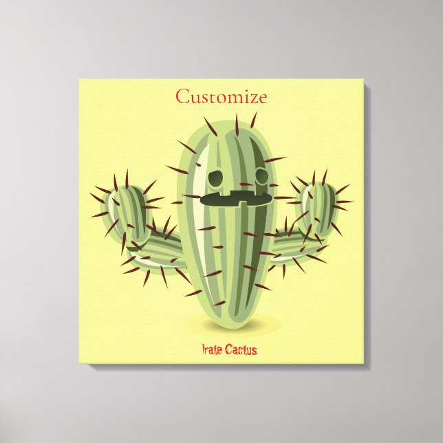 Prickly Irate Cactus Thunder_Cove Canvas Print (Front)