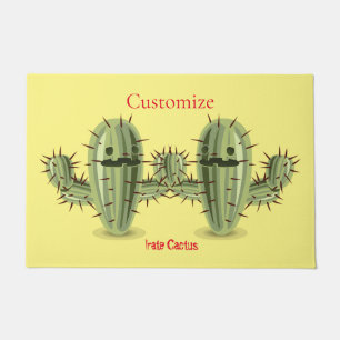 Prickly Irate Cactus Thunder_Cove Doormat