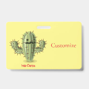 Prickly Irate Cactus Thunder_Cove ID Badge