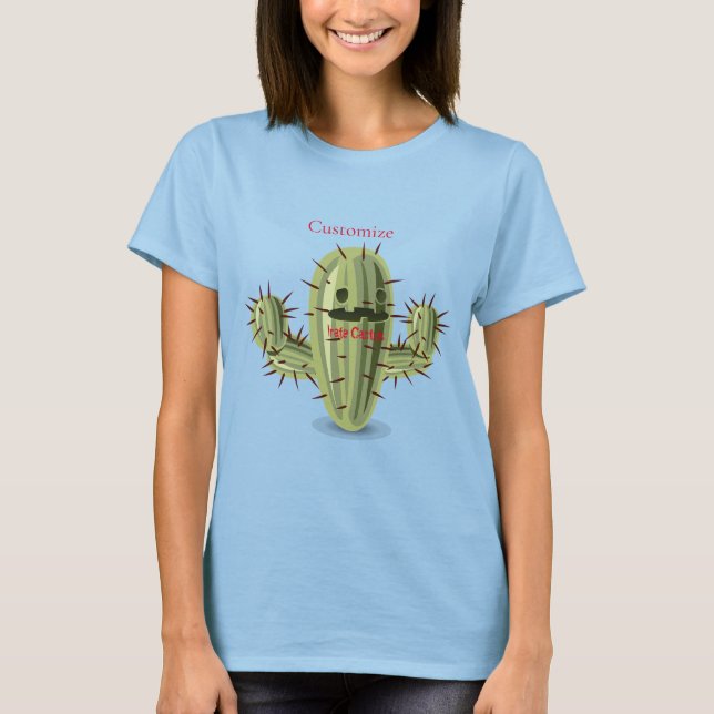 Prickly Irate Cactus Thunder_Cove T-Shirt (Front)