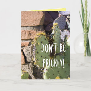 Prickly Pear Cactus Birthday Card
