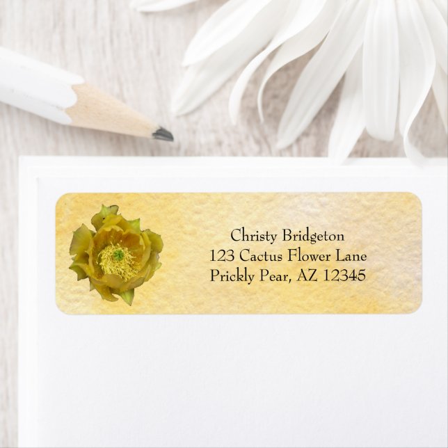 Prickly Pear Cactus Flower / Yellow / (Insitu)