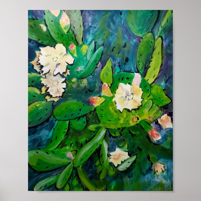 Prickly Pear Cactus Poster (Front)