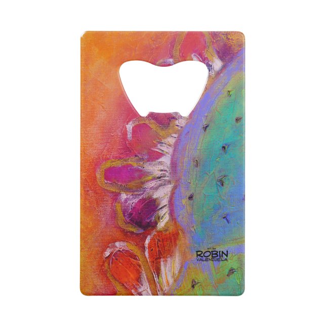 Prickly Pear Credit Card Bottle Opener (Front)