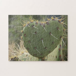 Prickly Pear Heart Jigsaw Puzzle