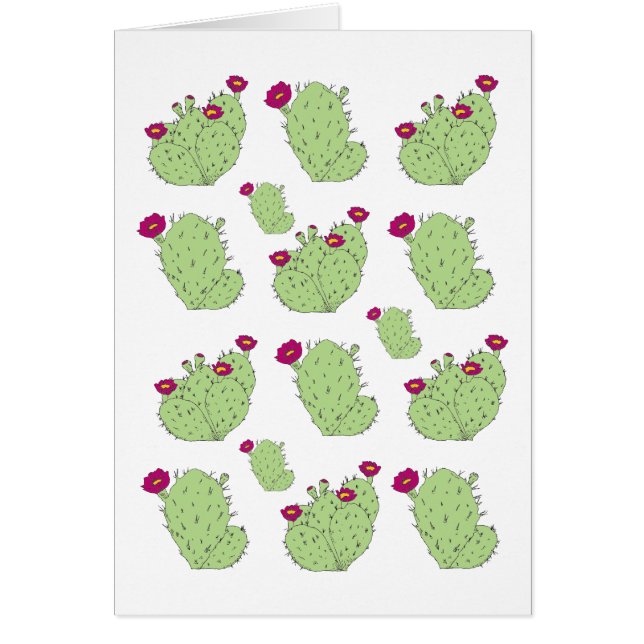 Prickly Pear Pattern Texas State Plant Cactus Love (Front)
