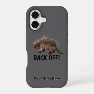 Prickly Porky - Back Off iPhone 16 Case
