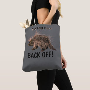 Prickly Porky - Back Off Tote Bag