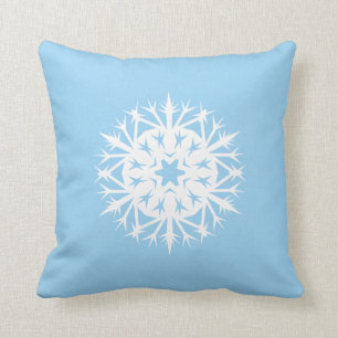 Prickly Snowflake Cushion