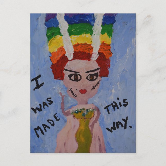 Pride 2016 Postcards  - I was Made this Way. (Front)
