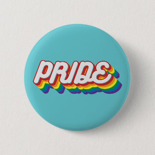 Pride   70's Style 6 Cm Round Badge
