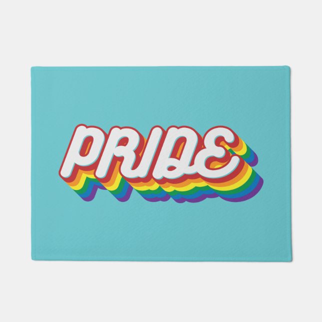 Pride | 70's Style Doormat (Front)