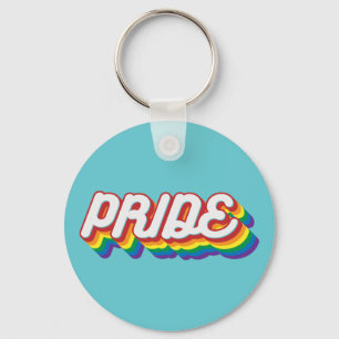 Pride 70's Style Key Ring