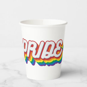 Pride   70's Style Paper Cups