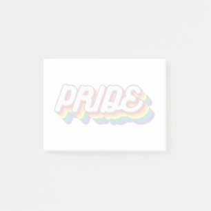 Pride 70's Style Post-it Notes