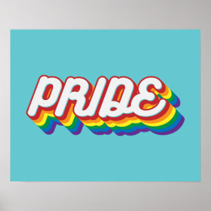 Pride   70's Style Poster