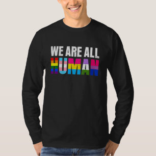 Pride Ally Equality Bi Bisexual Trans Queer Human T-Shirt