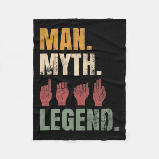 Pride And Hearing Loss Deaf Awareness Asl Hand Ges Fleece Blanket