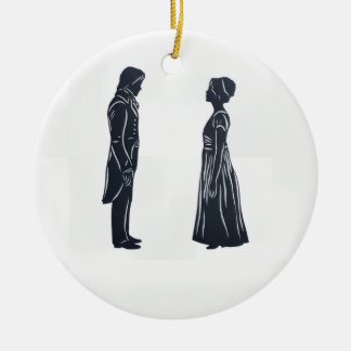 Pride and Prejudice Ceramic Tree Decoration