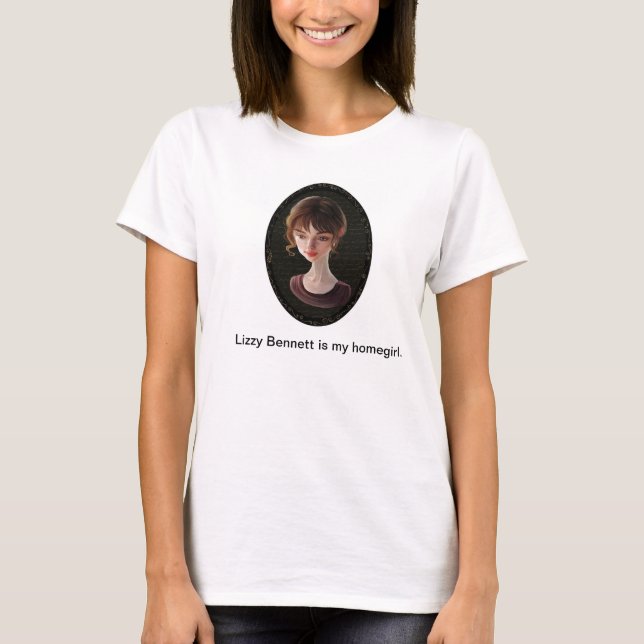 Pride and Prejudice Jane Austen Tshirt (Front)