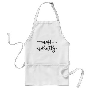 Pride And Prejudice Mr. Darcy - Most Ardently I Standard Apron