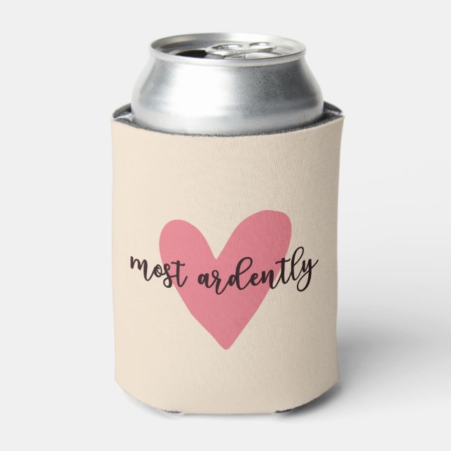 Pride And Prejudice Mr. Darcy - Most Ardently V Can Cooler (Can Front)