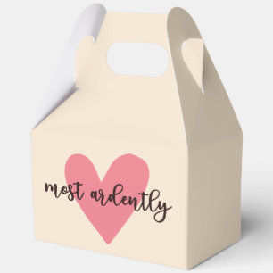 Pride And Prejudice Mr. Darcy - Most Ardently V Favour Box