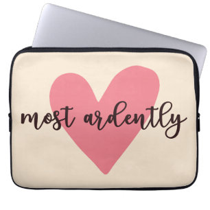 Pride And Prejudice Mr. Darcy - Most Ardently V Laptop Sleeve