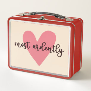 Pride And Prejudice Mr. Darcy - Most Ardently V Metal Lunch Box