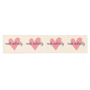 Pride And Prejudice Mr. Darcy - Most Ardently V Short Table Runner